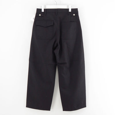 【COMME des GARCONS HOMME】<br>ウールサージミリタリーパンツ <br>HP-P007-051