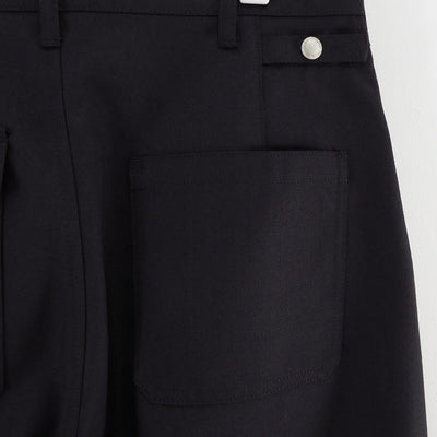 【COMME des GARCONS HOMME】<br>ウールサージミリタリーパンツ <br>HP-P007-051