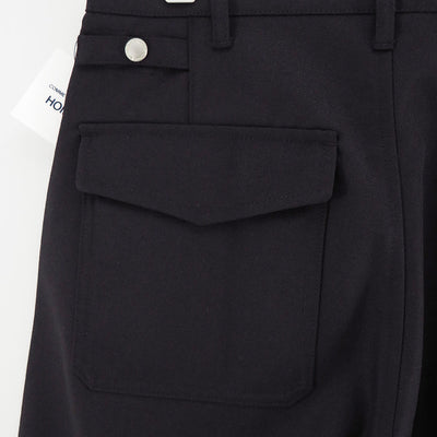 【COMME des GARCONS HOMME】<br>ウールサージミリタリーパンツ <br>HP-P007-051