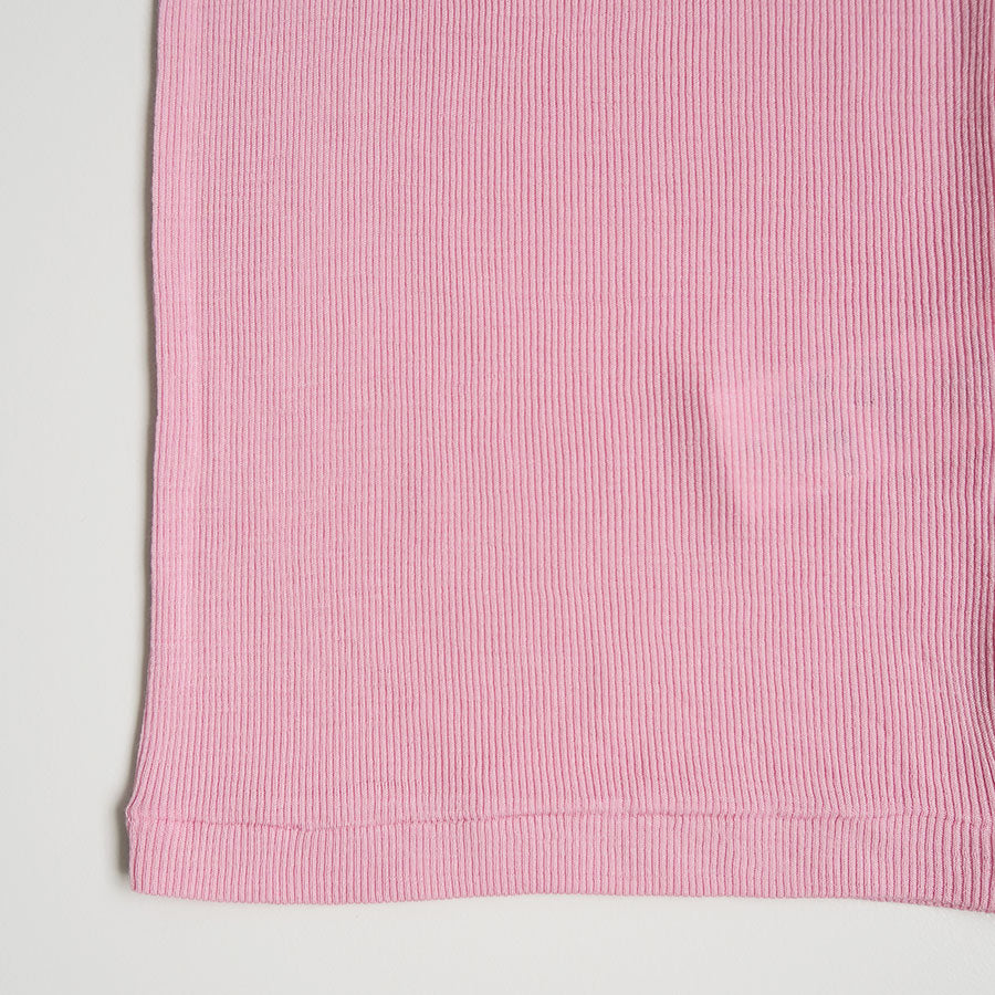 【AURALEE/オーラリー】<br>WOOL SILK SOFT RIB TANK <br>A25AT02WS