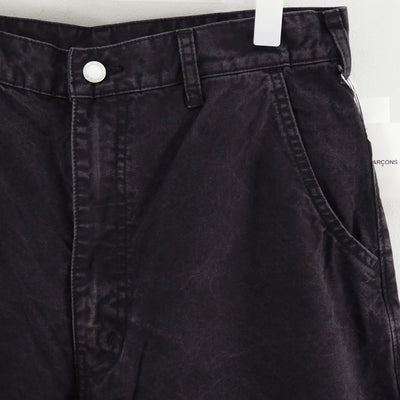 【COMME des GARCONS HOMME】<br>綿オックス製品加工ワイドパンツ <br>HP-P008-051