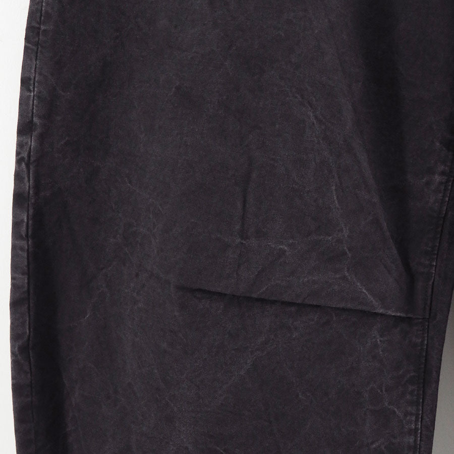 【COMME des GARCONS HOMME】<br>綿オックス製品加工ワイドパンツ <br>HP-P008-051