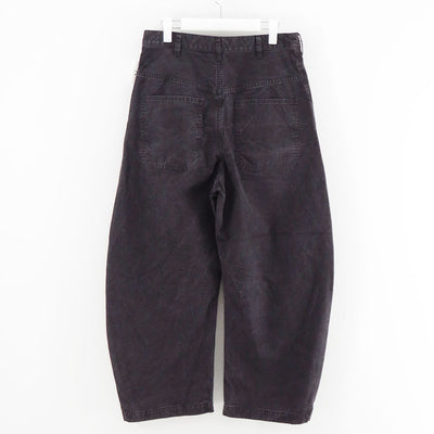 【COMME des GARCONS HOMME】<br>綿オックス製品加工ワイドパンツ <br>HP-P008-051