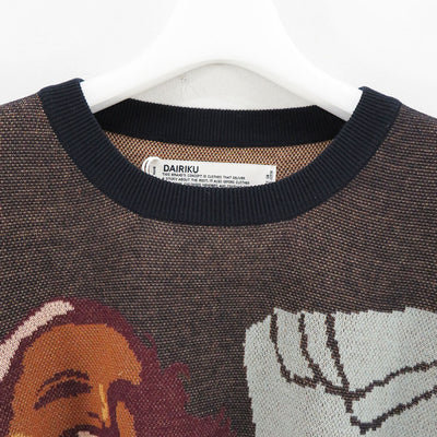 【DAIRIKU/ダイリク】<br>"Smiling Girl" Pullover Knit <br>24SSK-8