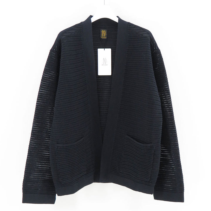 BATONER/バトナー】SUMMER KNIT BUTTONLESS CARDIGAN BN-26SM-044の