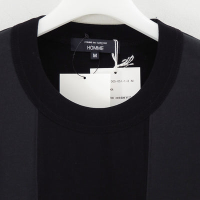 【COMME des GARCONS HOMME】<br>綿天竺MIX S/S Tシャツ <br>HP-T005-051