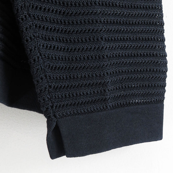BATONER/バトナー】SUMMER KNIT BUTTONLESS CARDIGAN BN-26SM-044の