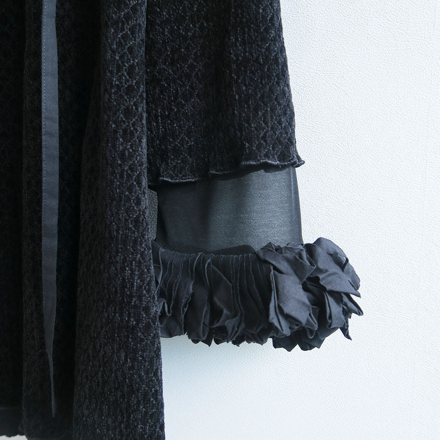 【FUMIE TANAKA/フミエタナカ】 <br>fringe ribbon P/O <br>F25A24