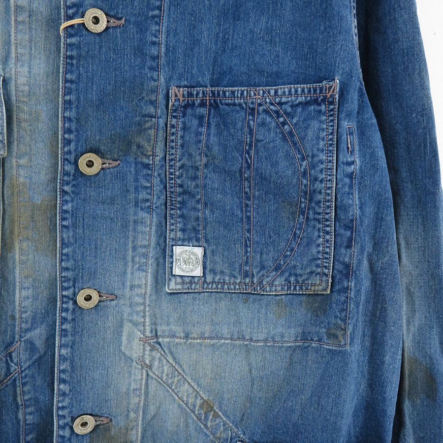 【The DUFFER N NEPHEWS/ザ・ダファー・アンド・ネフューズ】<br>WYCHWOOD / ウィッチウッド (レイルロードジャケット・デニム) <br>DN-0301B1