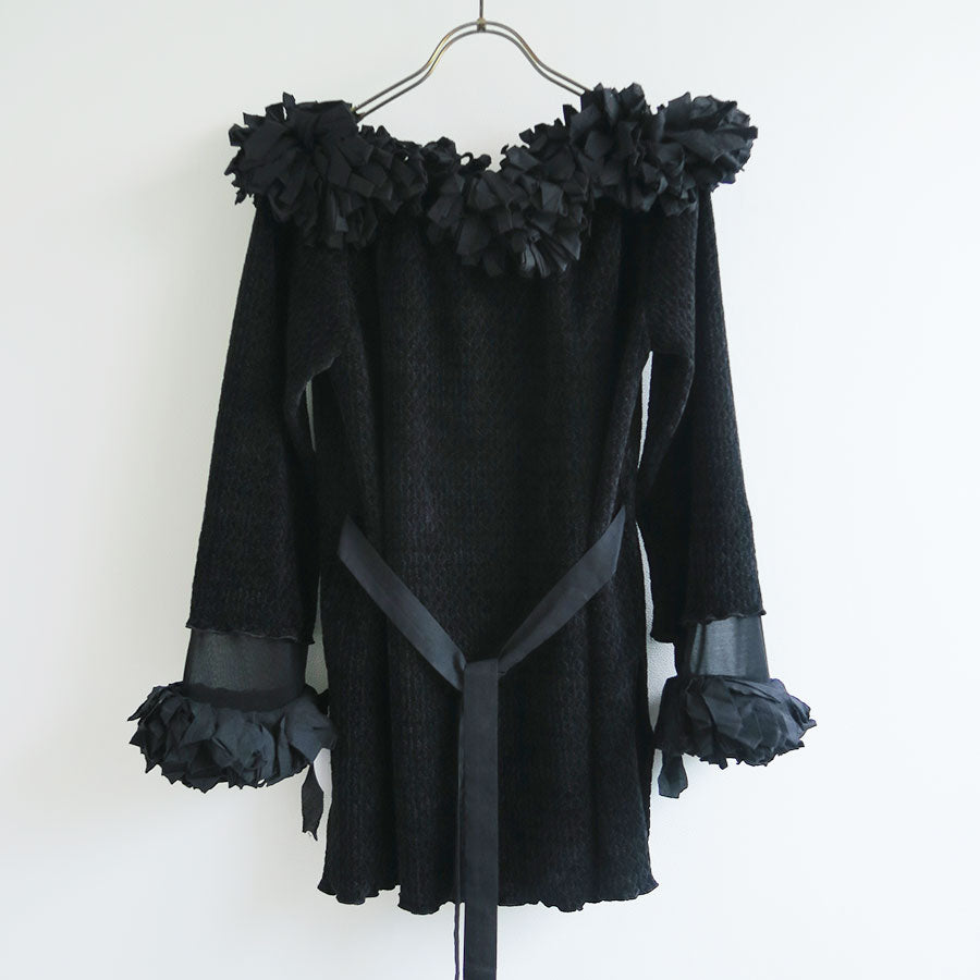 FUMIE TANAKA/フミエタナカ】fringe ribbon P/O F25A-24の通販