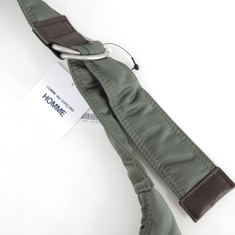 【COMME des GARCONS HOMME】<br>綿ナイロンダブルツイルショルダーバッグ <br>HP-K204-051