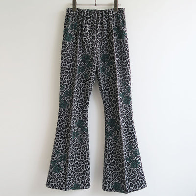 【FUMIE TANAKA/フミエタナカ】 <br>leopard jq flare pa <br>F25A48