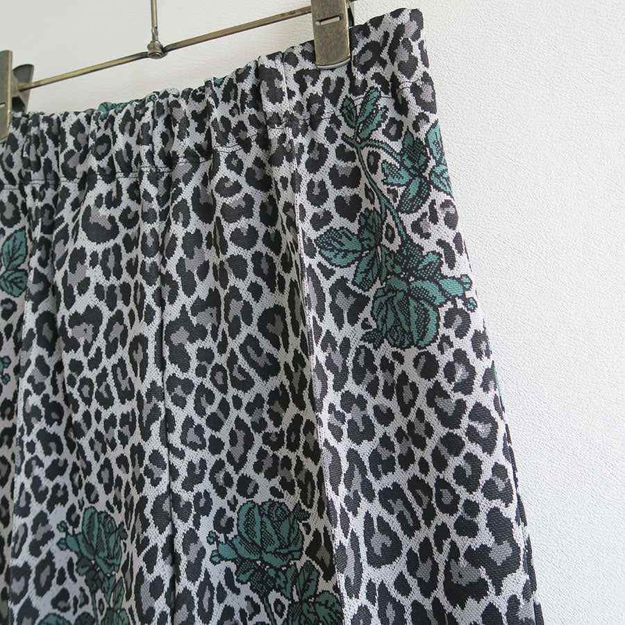 【FUMIE TANAKA/フミエタナカ】 <br>leopard jq flare pa <br>F25A48