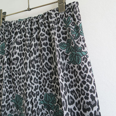 【FUMIE TANAKA/フミエタナカ】 <br>leopard jq flare pa <br>F25A48