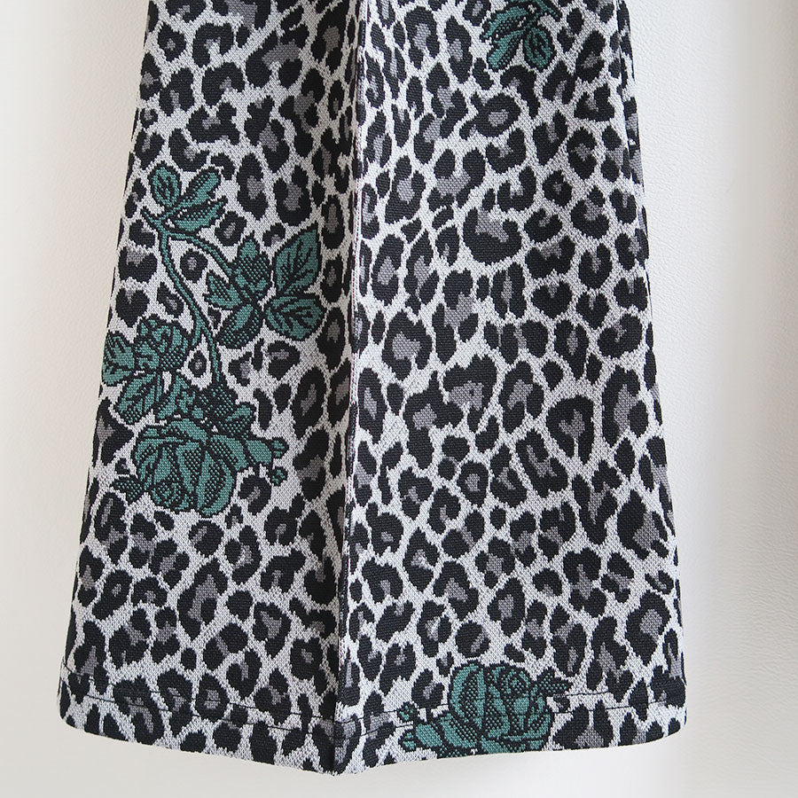 【FUMIE TANAKA/フミエタナカ】 <br>leopard jq flare pa <br>F25A48