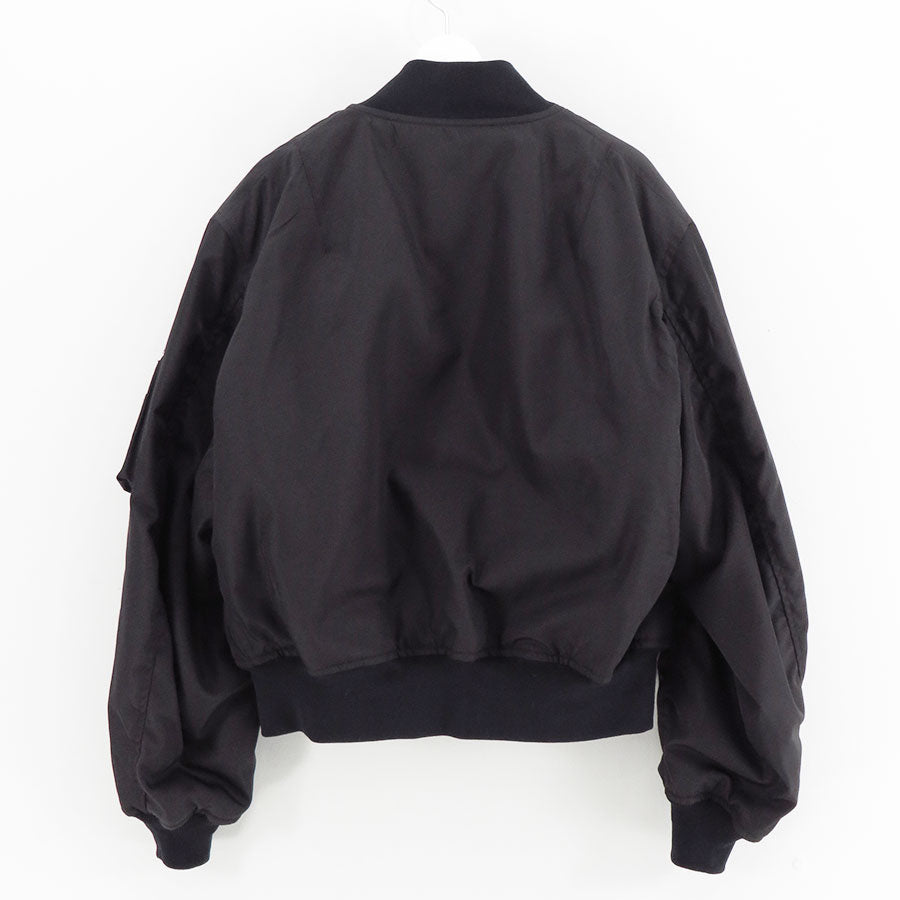 AURALEE/オーラリー】HIGH DENSITY SILK TWILL FLIGHT BLOUSON 