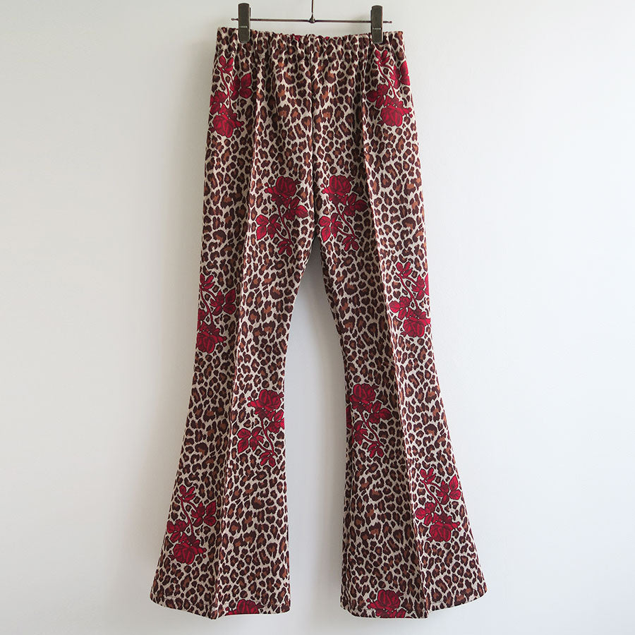 【FUMIE TANAKA/フミエタナカ】 <br>leopard jq flare pa <br>F25A48