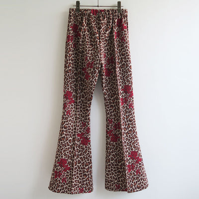 【FUMIE TANAKA/フミエタナカ】 <br>leopard jq flare pa <br>F25A48
