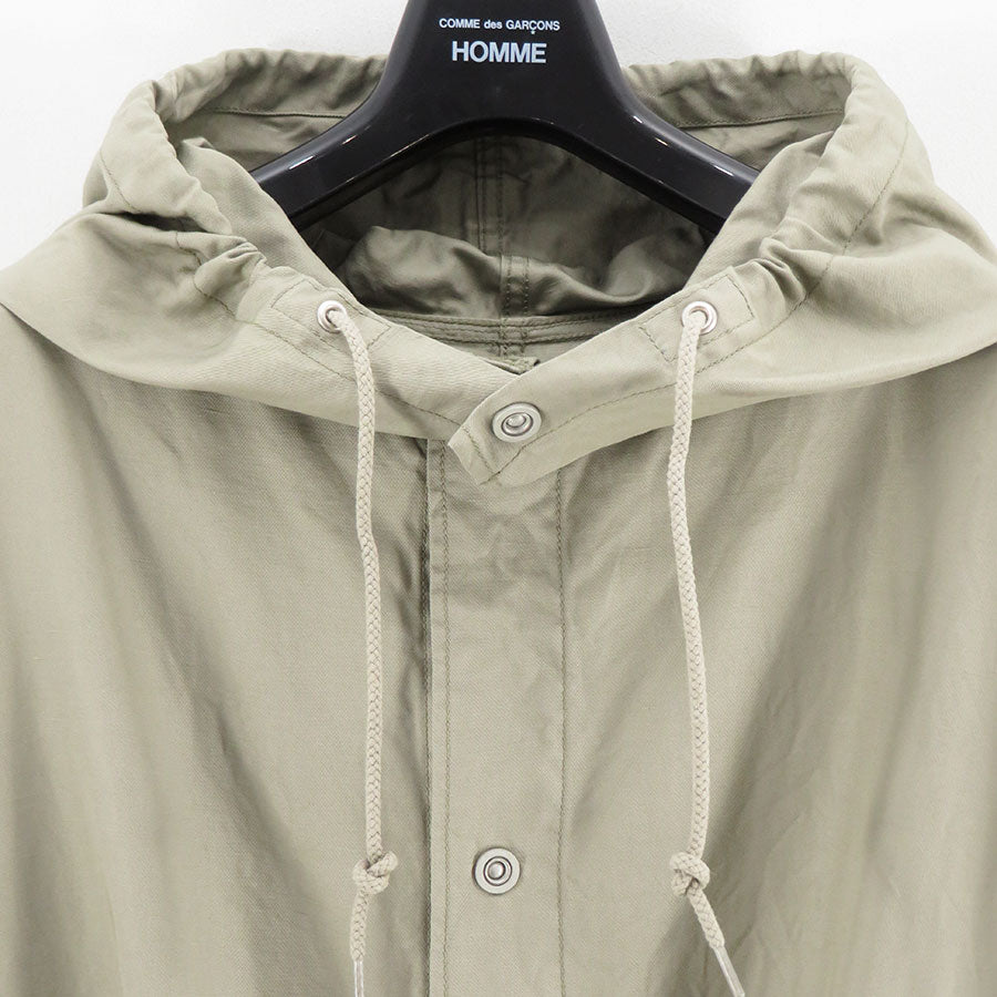COMME des GARCONS HOMME/コムデギャルソンオム】綿麻ツイル製品洗M-51