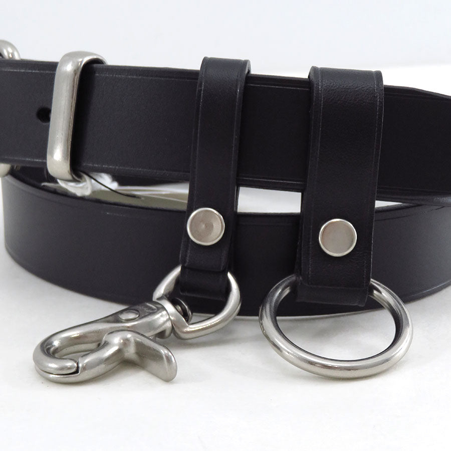 【COMME des GARCONS HOMME】<br>ステアオイルスムース 30mmベルト <br>HP-K301-051