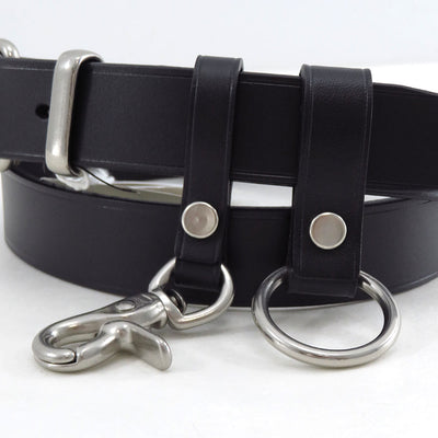 【COMME des GARCONS HOMME】<br>ステアオイルスムース 30mmベルト <br>HP-K301-051