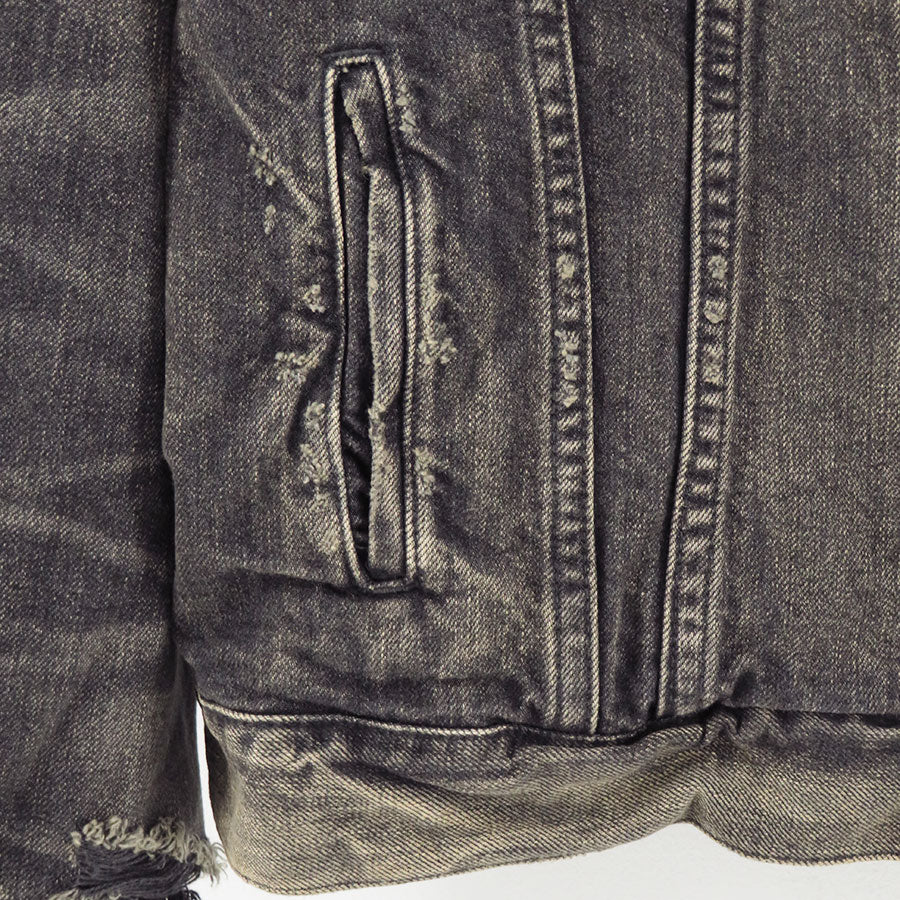 【eYe JUNYA WATANABE MAN】<br>綿デニム製品加工 New Manual Wネームデニムジャケット <br>WP-J919-100