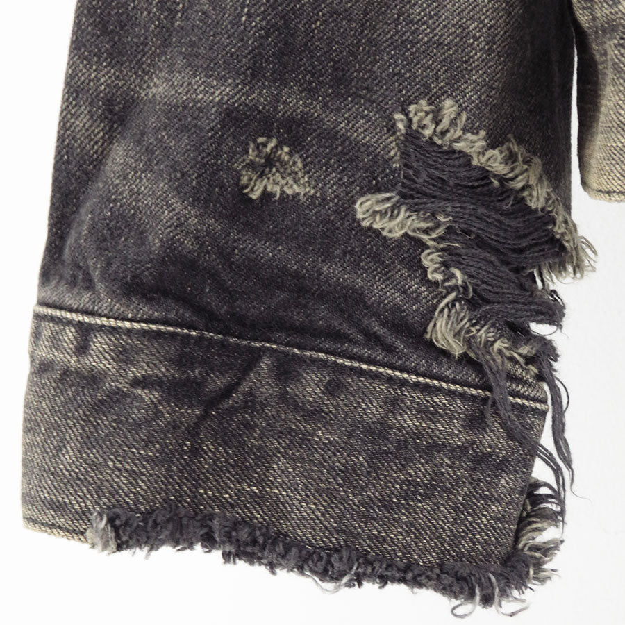 【eYe JUNYA WATANABE MAN】<br>綿デニム製品加工 New Manual Wネームデニムジャケット <br>WP-J919-100