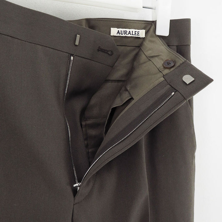 AURALEE/オーラリー】LIGHT WOOL MAX GABARDINE SLACKS