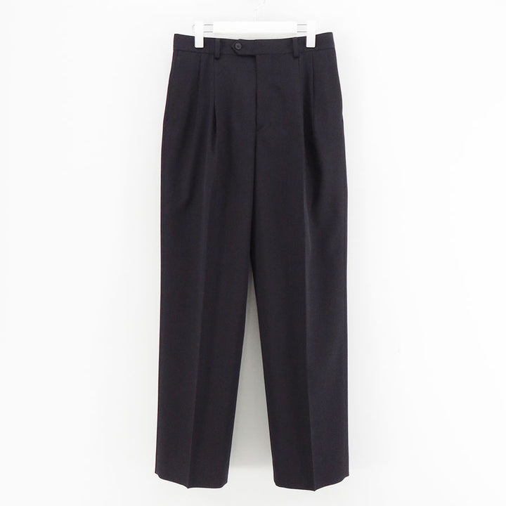AURALEE(オーラリー) HARD TWIST WOOL DOUBLEFACE CHECK SLACKS
