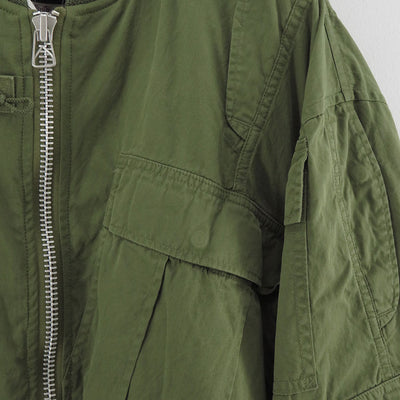 【eYe JUNYA WATANABE MAN】<br>綿ナイロンオックス Needles Wネーム フライトジャケット <br>WP-J902-100