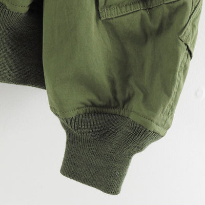 【eYe JUNYA WATANABE MAN】<br>綿ナイロンオックス Needles Wネーム フライトジャケット <br>WP-J902-100