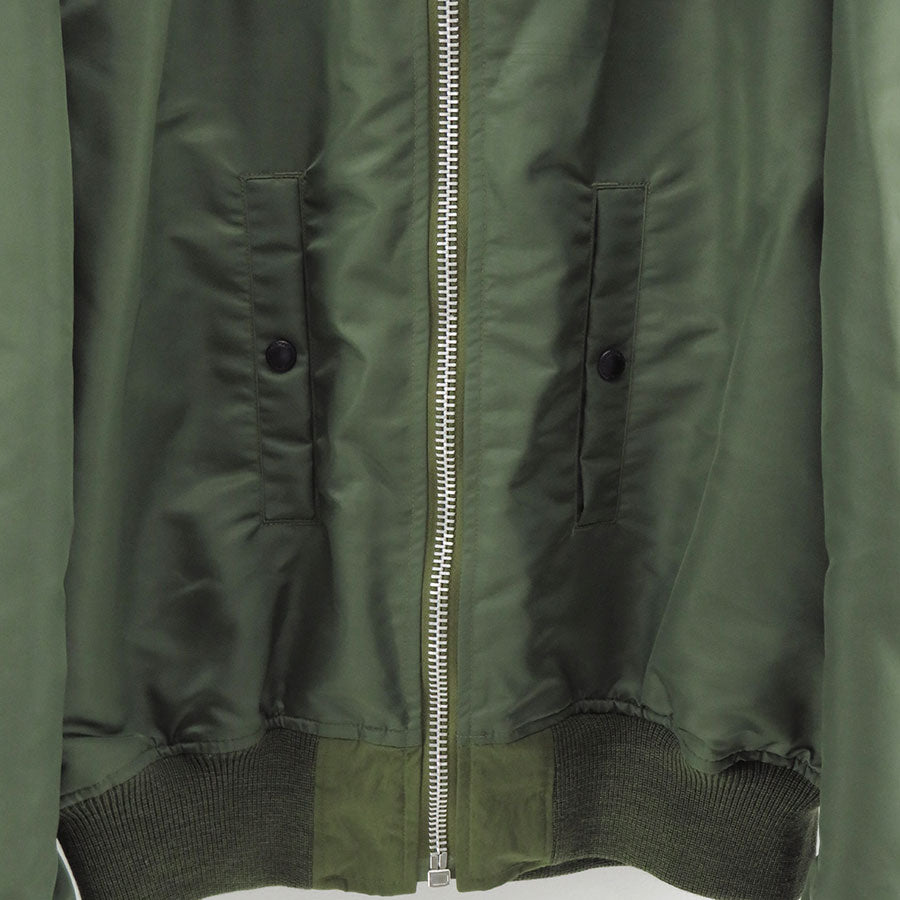 【eYe JUNYA WATANABE MAN】<br>綿ナイロンオックス Needles Wネーム フライトジャケット <br>WP-J902-100