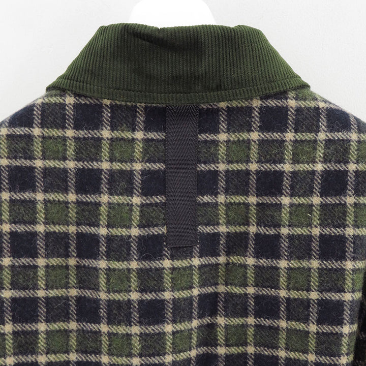 Munsing wear チェック　中綿　長袖　ナイロン　ジャケット　ウエア Munsing wear チェック 中綿 長袖 ナイロン ジャケット ウエア