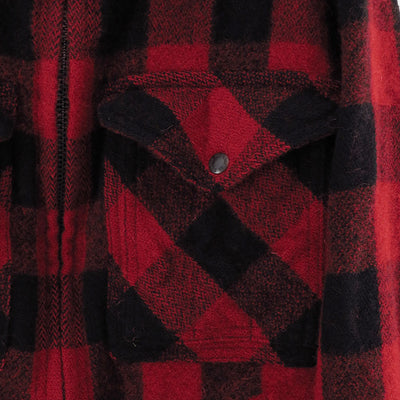 【JUNYA WATANABE MAN】<br>ウールチェック製品縮絨FILSON Wネーム ZIP UP ブルゾン <br>WP-J011-051