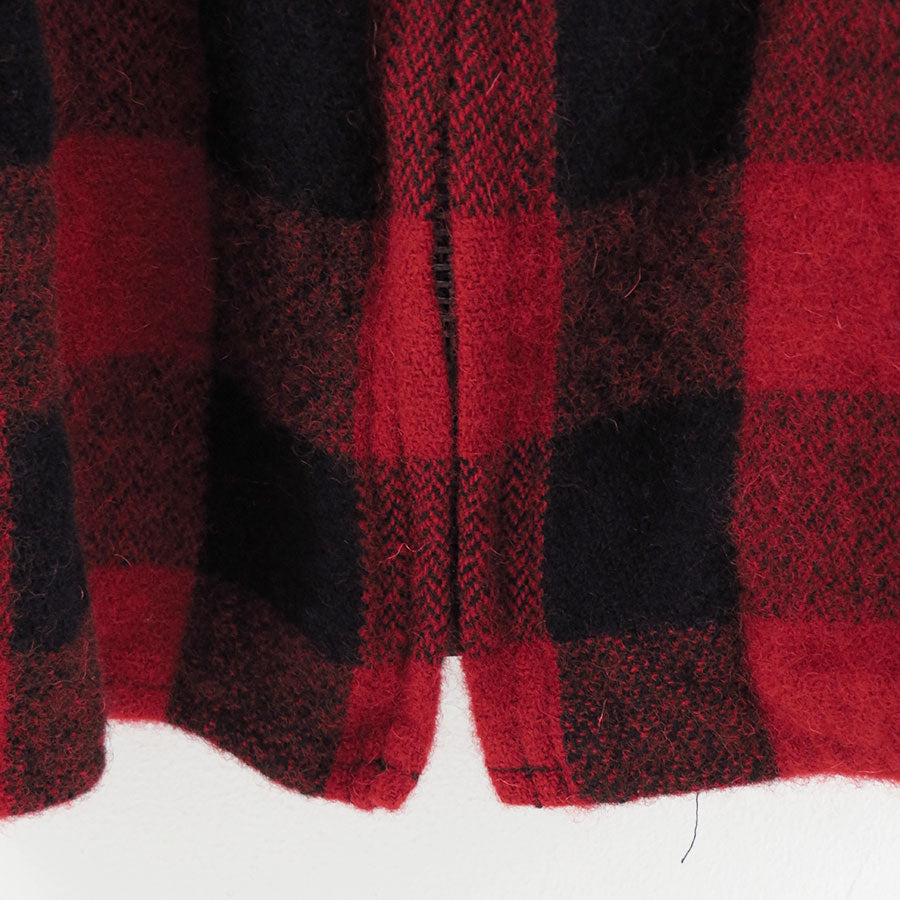 【JUNYA WATANABE MAN】<br>ウールチェック製品縮絨FILSON Wネーム ZIP UP ブルゾン <br>WP-J011-051