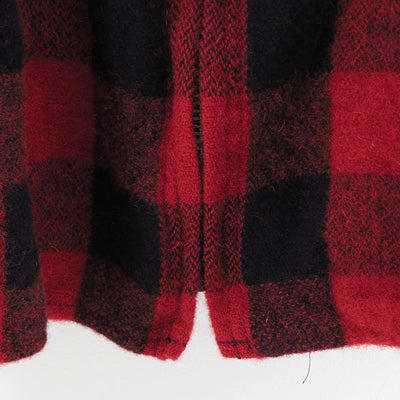 【JUNYA WATANABE MAN】<br>ウールチェック製品縮絨FILSON Wネーム ZIP UP ブルゾン <br>WP-J011-051