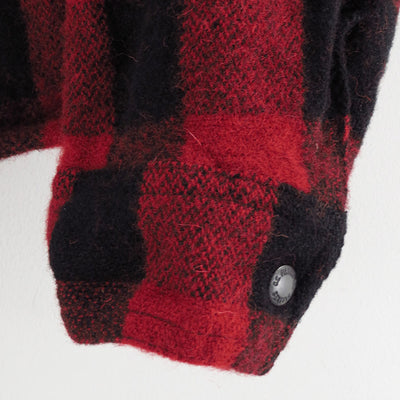 【JUNYA WATANABE MAN】<br>ウールチェック製品縮絨FILSON Wネーム ZIP UP ブルゾン <br>WP-J011-051