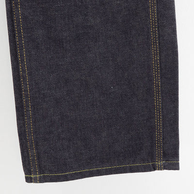 【JUNYA WATANABE MAN】<br>綿セルヴィッチデニム×レザー Levi's Wネームパンツ <br>WP-P203-051