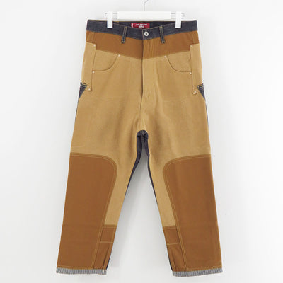 【JUNYA WATANABE MAN】<br>綿デニム×綿帆布 Levi's Wネームパンツ <br>WP-P206-051