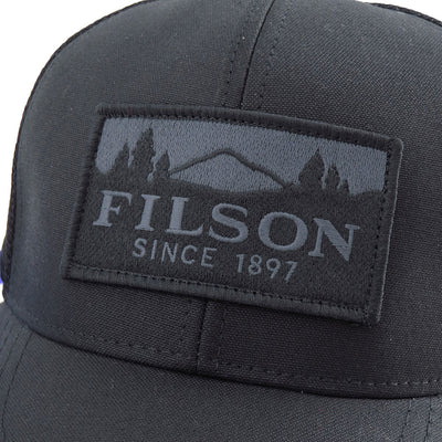【JUNYA WATANABE MAN】<br>綿オックス×エステルメッシュ FILSON Wネーム CAP <br>WP-K601-051