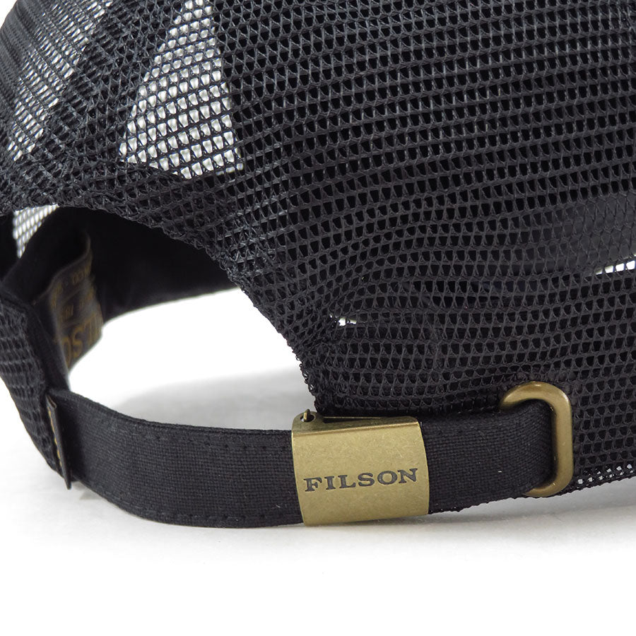 【JUNYA WATANABE MAN】<br>綿オックス×エステルメッシュ FILSON Wネーム CAP <br>WP-K601-051