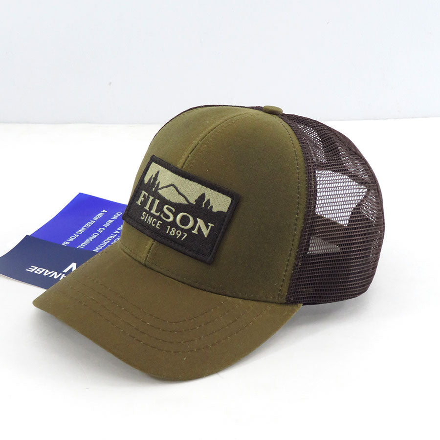 【JUNYA WATANABE MAN】<br>綿オックス×エステルメッシュ FILSON Wネーム CAP <br>WP-K601-051