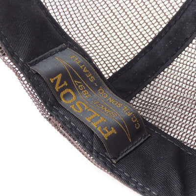 【JUNYA WATANABE MAN】<br>綿オックス×エステルメッシュ FILSON Wネーム CAP <br>WP-K601-051