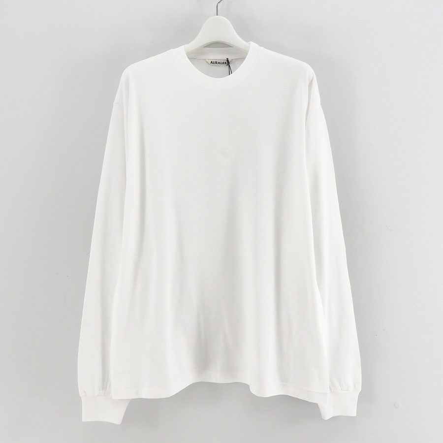 【AURALEE/オーラリー】<br>SEAMLESS L/S TEE <br>A00T02ST