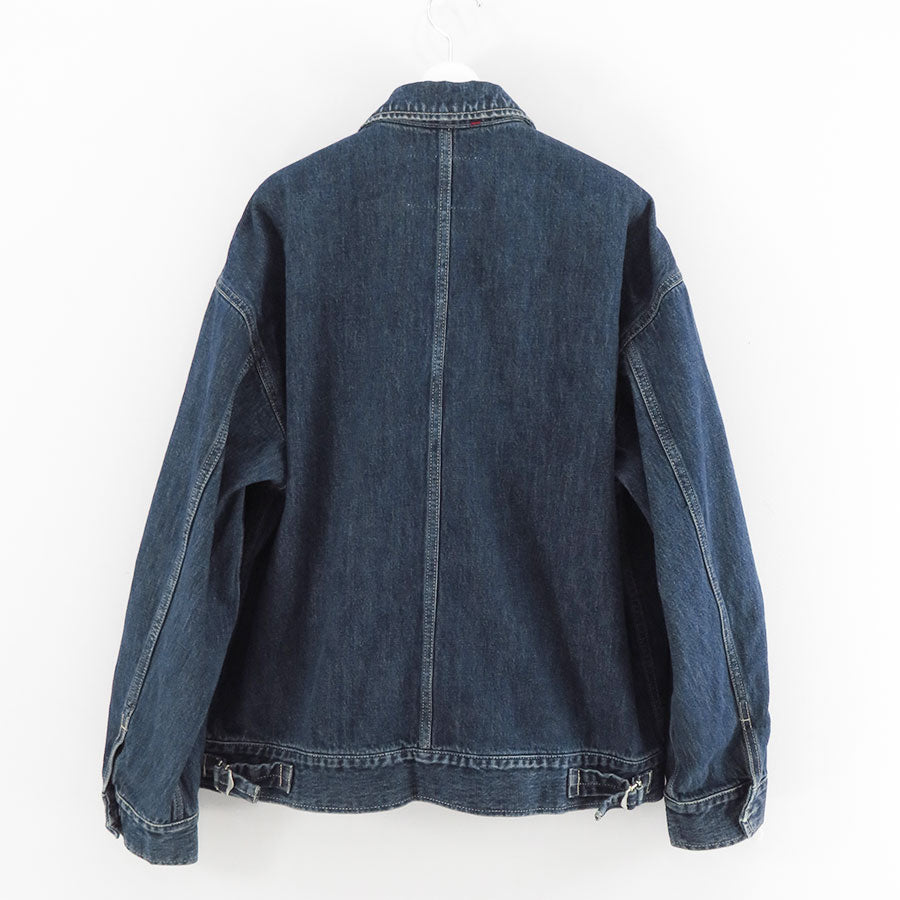 【Graphpaper/グラフペーパー】<br>Selvage Denim Zip Jacket <br>GM253-20056DB