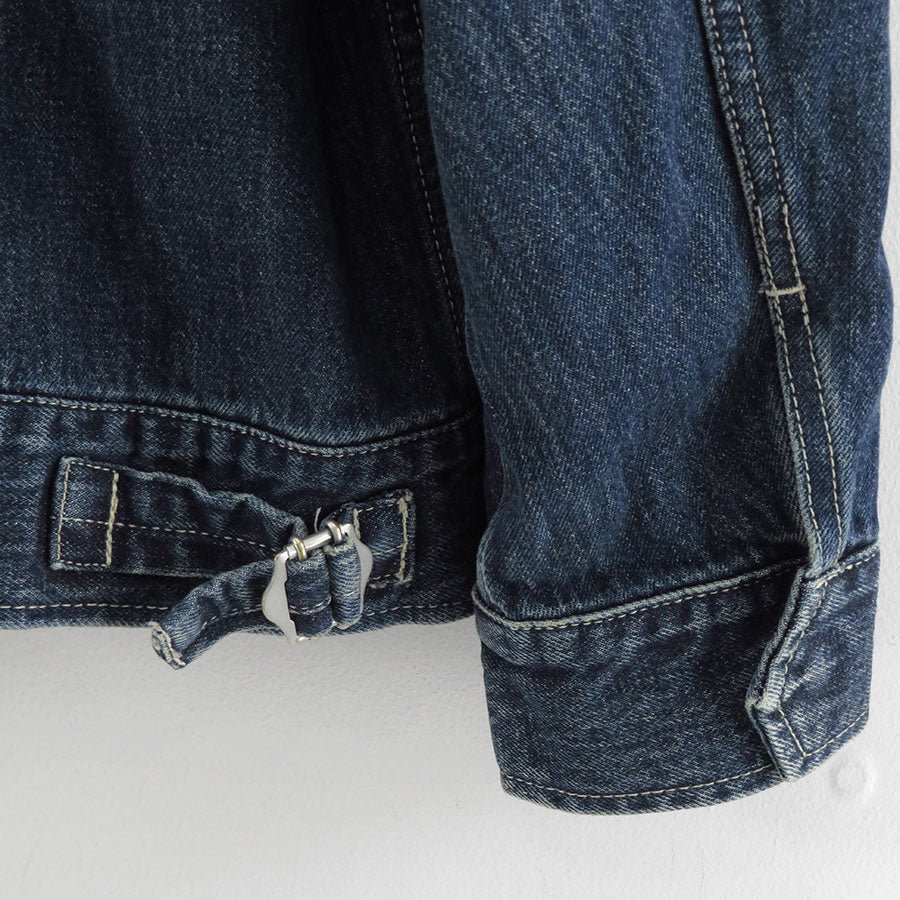 【Graphpaper/グラフペーパー】<br>Selvage Denim Zip Jacket <br>GM253-20056DB