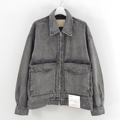 【Graphpaper/グラフペーパー】<br>Selvage Denim Zip Jacket <br>GM253-20056LB