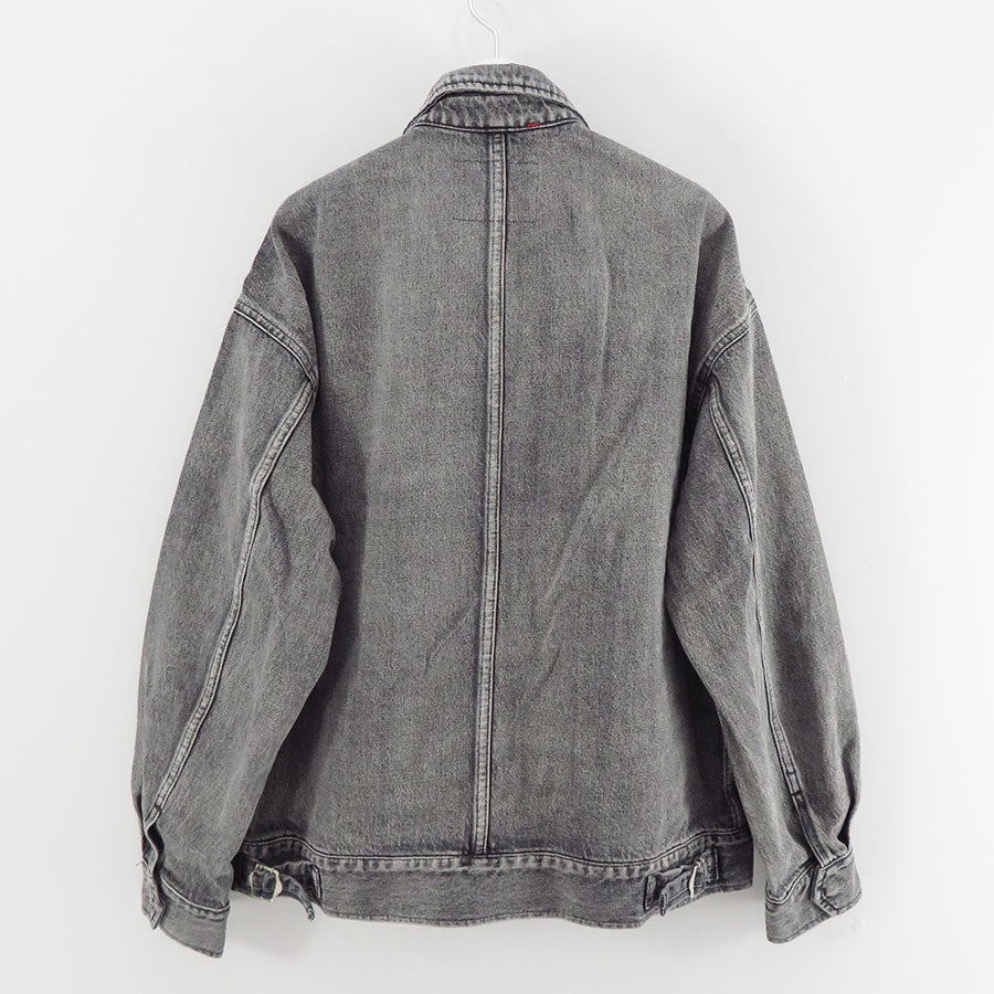 【Graphpaper/グラフペーパー】<br>Selvage Denim Zip Jacket <br>GM253-20056LB