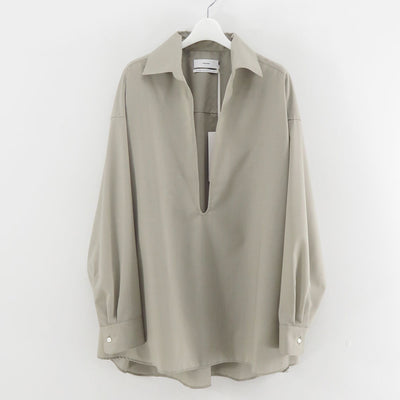 【Graphpaper/グラフペーパー】<br>Techno Wool Tropical Skipper Shirt <br>GM253-50374