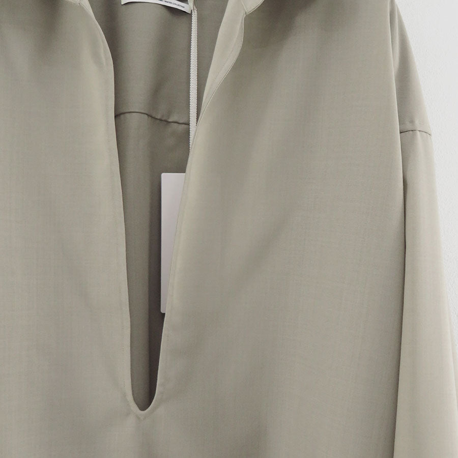 【Graphpaper/グラフペーパー】<br>Techno Wool Tropical Skipper Shirt <br>GM253-50374
